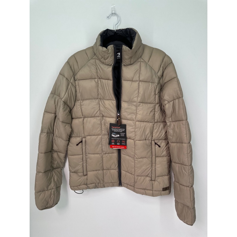 ZeroXposur Women's Small Quilted Puffer Jacket Oak ThermoCloud NWT Lightweight